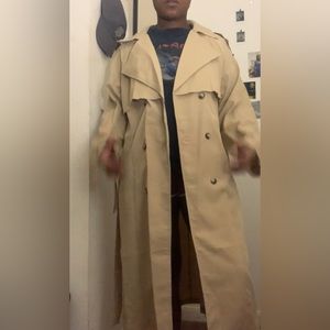 A trench coat, but I already have this same one, and I don’t need two.